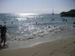 Landschaftsbilder/31052/30-grad-und-sonne-purmoechte-man 30 Grad und Sonne pur.....mchte man hier am Strand nicht gleich ins kristallklare und khle meer hineinlaufen?
Bucht 'Cala Tarida' in San Jose (bei San Antonio) auf Ibiza
aufgenommen im August 2009